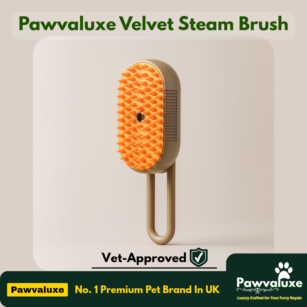 Pawvaluxe Velvet Steam Brush