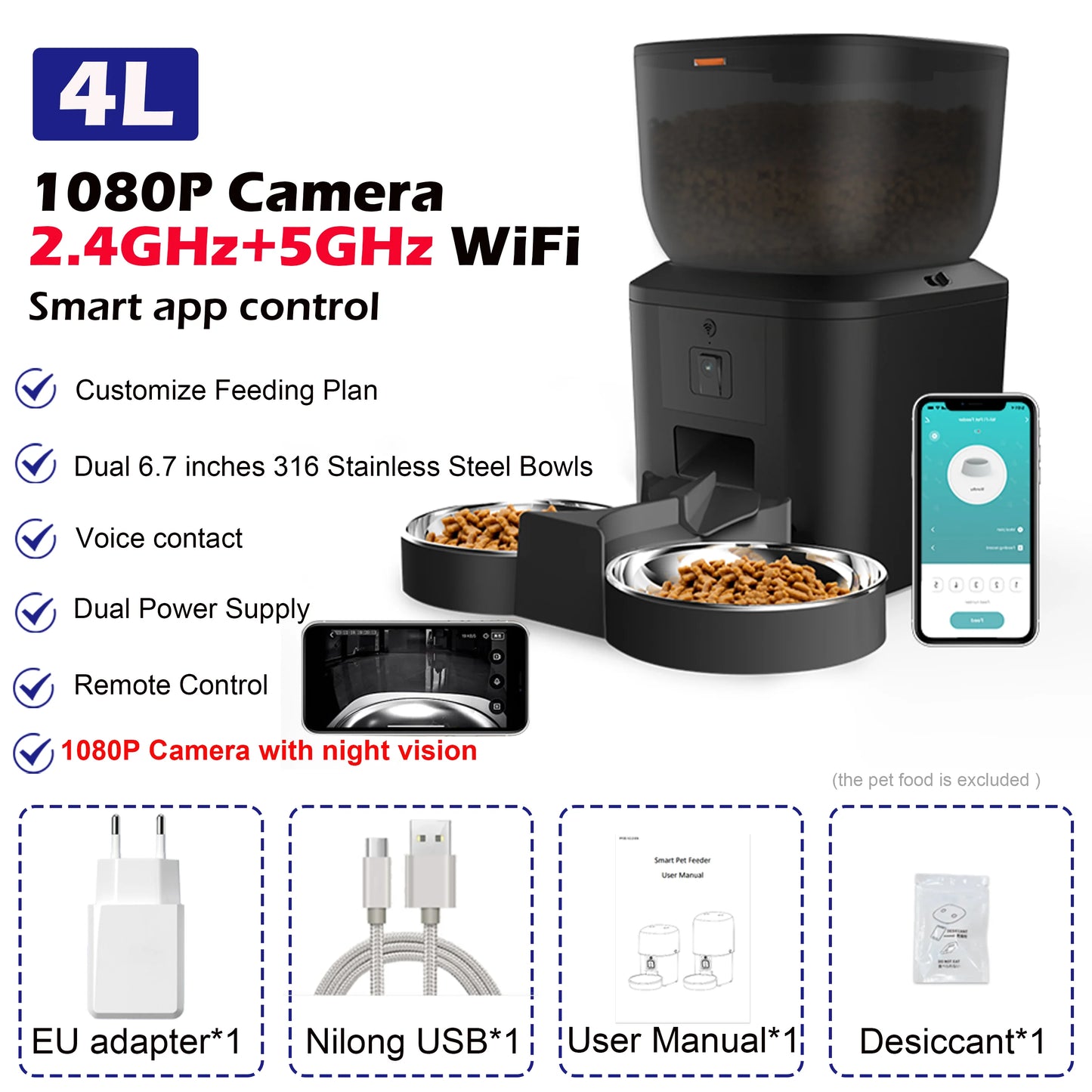 Pawvaluxe Smart Pet Feeder