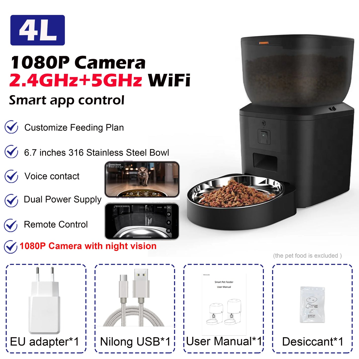 Pawvaluxe Smart Pet Feeder