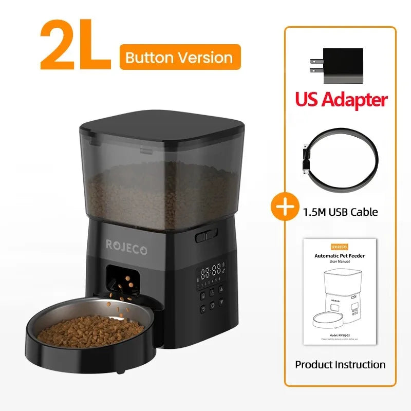 ROJECO Smart Automatic Pet Feeder