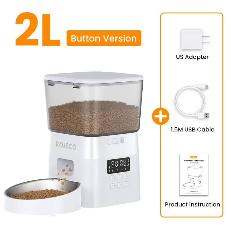 ROJECO Smart Automatic Pet Feeder