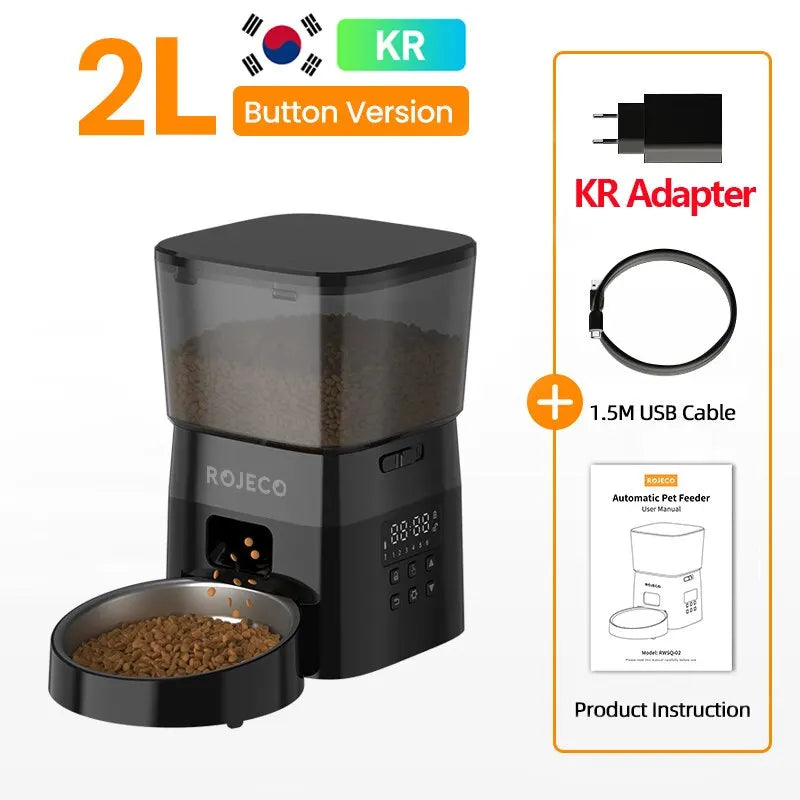 ROJECO Smart Automatic Pet Feeder