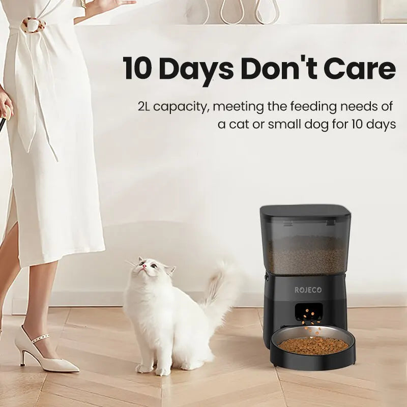 ROJECO Smart Automatic Pet Feeder
