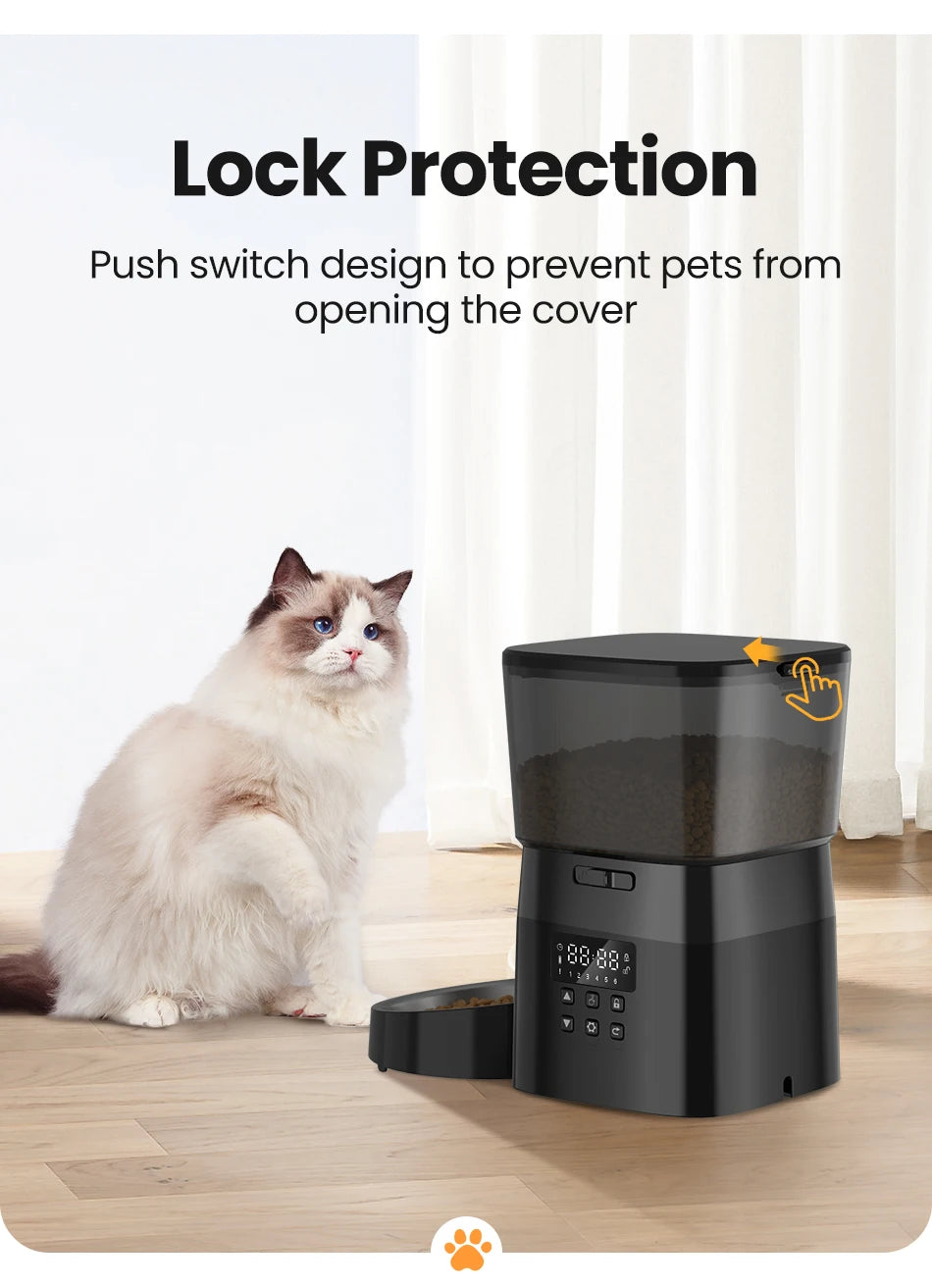ROJECO Smart Automatic Pet Feeder