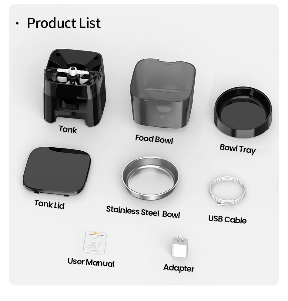 ROJECO Smart Automatic Pet Feeder