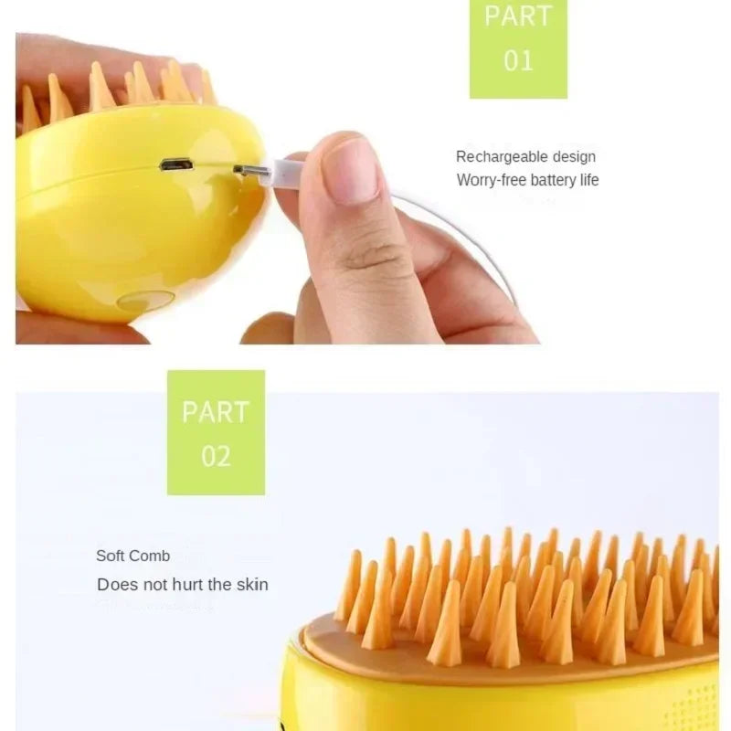 Pawvaluxe Pet Steam Brush