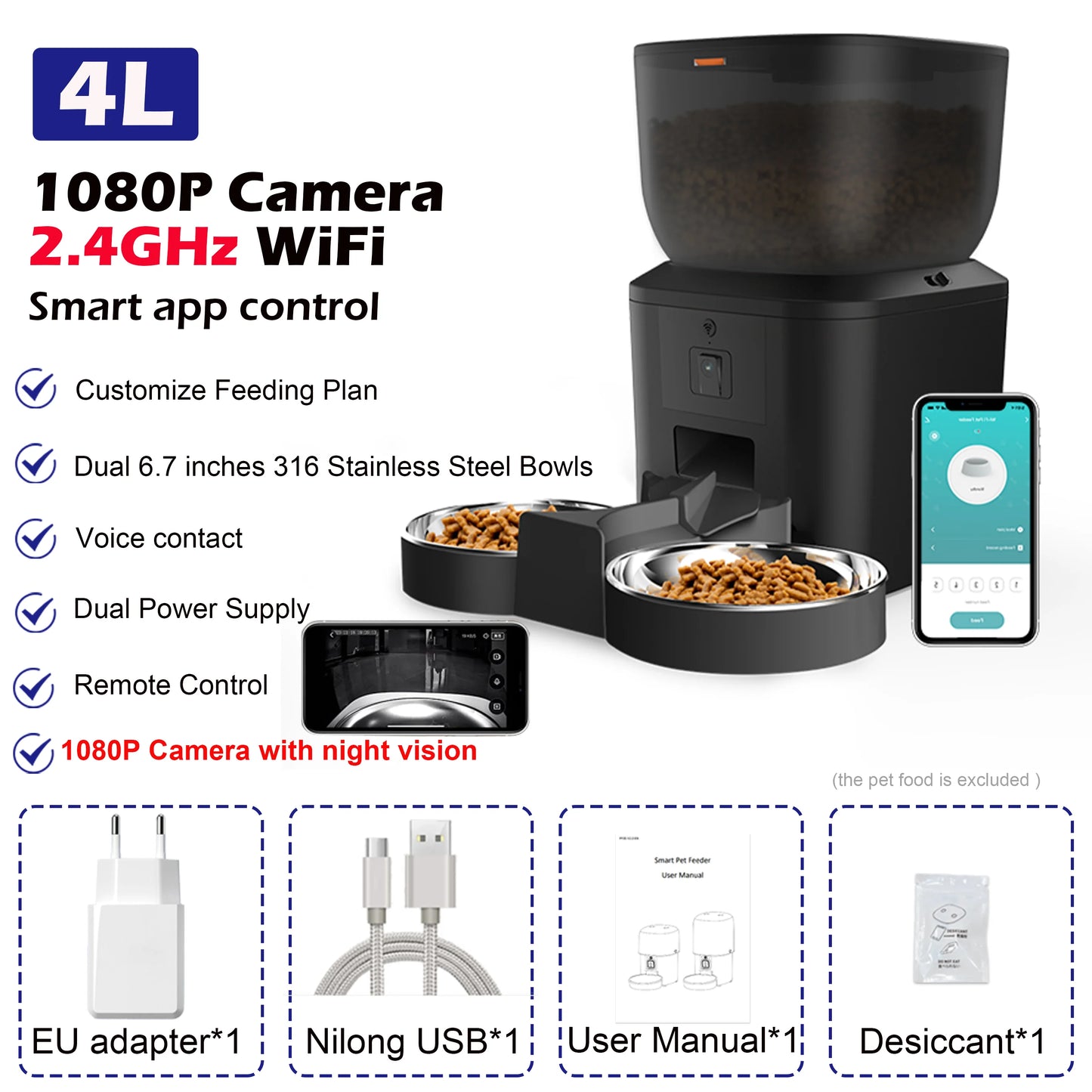 Pawvaluxe Smart Pet Feeder