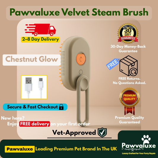 Pawvaluxe Velvet Steam Brush