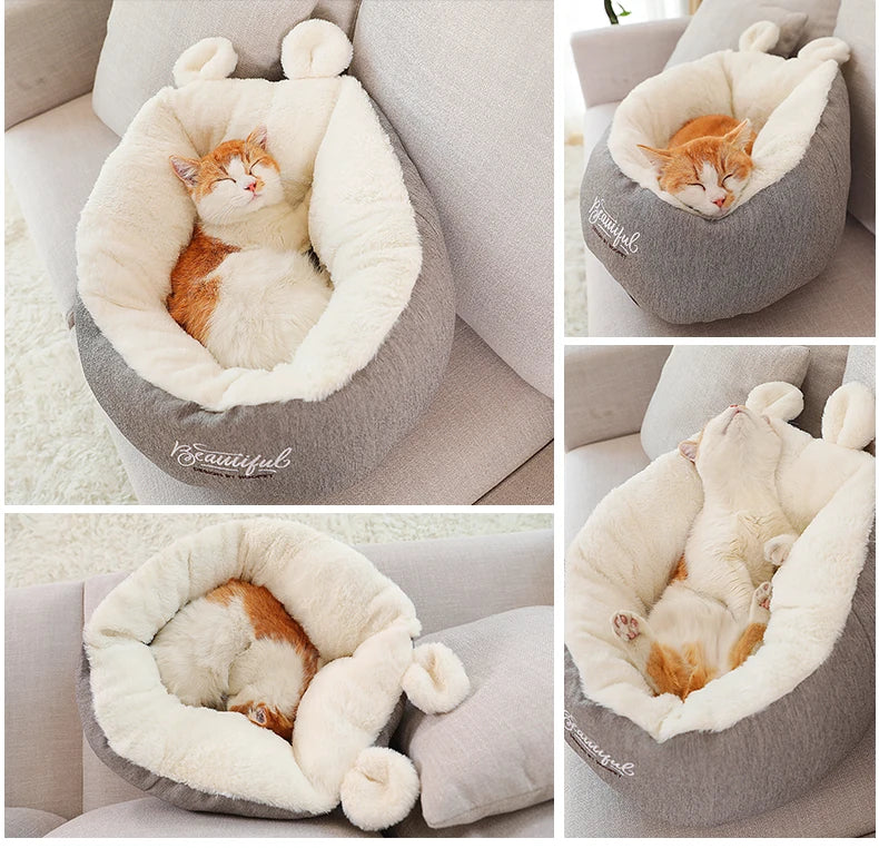 HOOPET Pet Bed by Pawvaluxe | Warming Dog House Soft Material Sleeping Bag