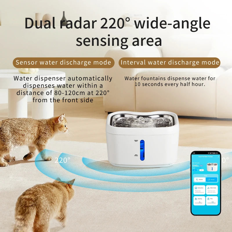 Pawvaluxe Diamond Crystal Fountain