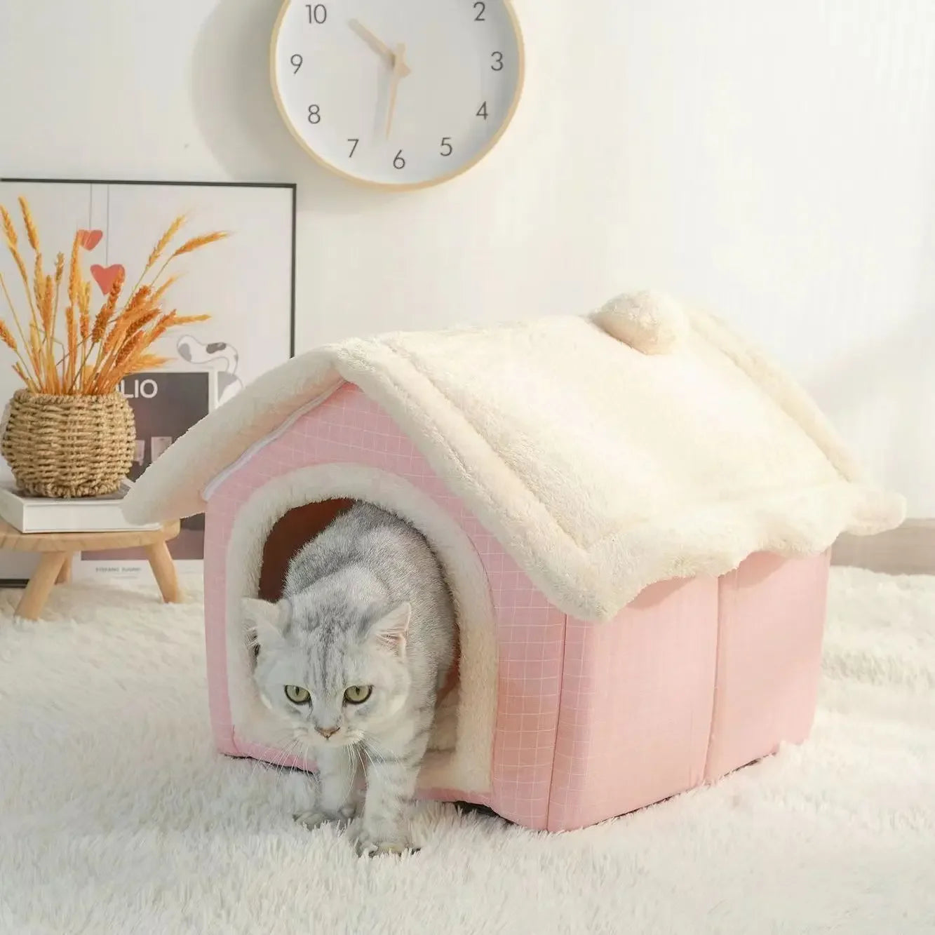 Soft pet bed house Deep Sleep Winter House