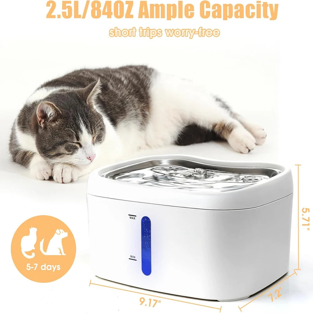 Pawvaluxe Diamond Crystal Fountain